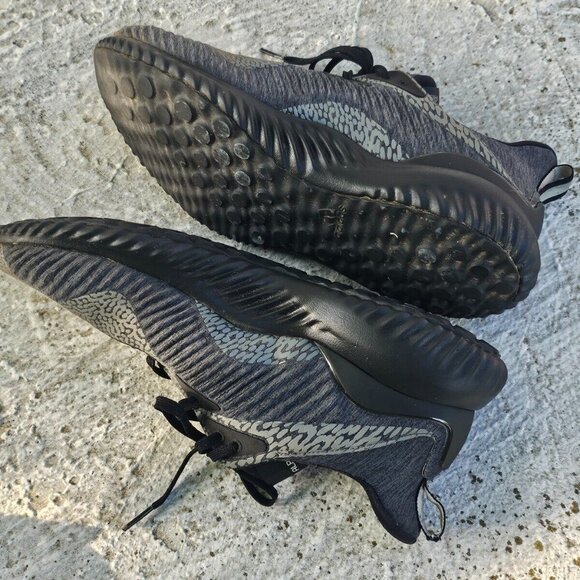 Adidas Men Sneaker Athletic Sport lace Up Shoes BOUNCE Black/Gray Size 8.5 main image 4